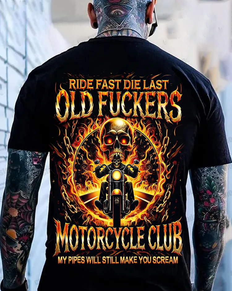 Old Fuckers Motorcycle Club Custom Year Sweatshirt/T-shirt/Hoodie