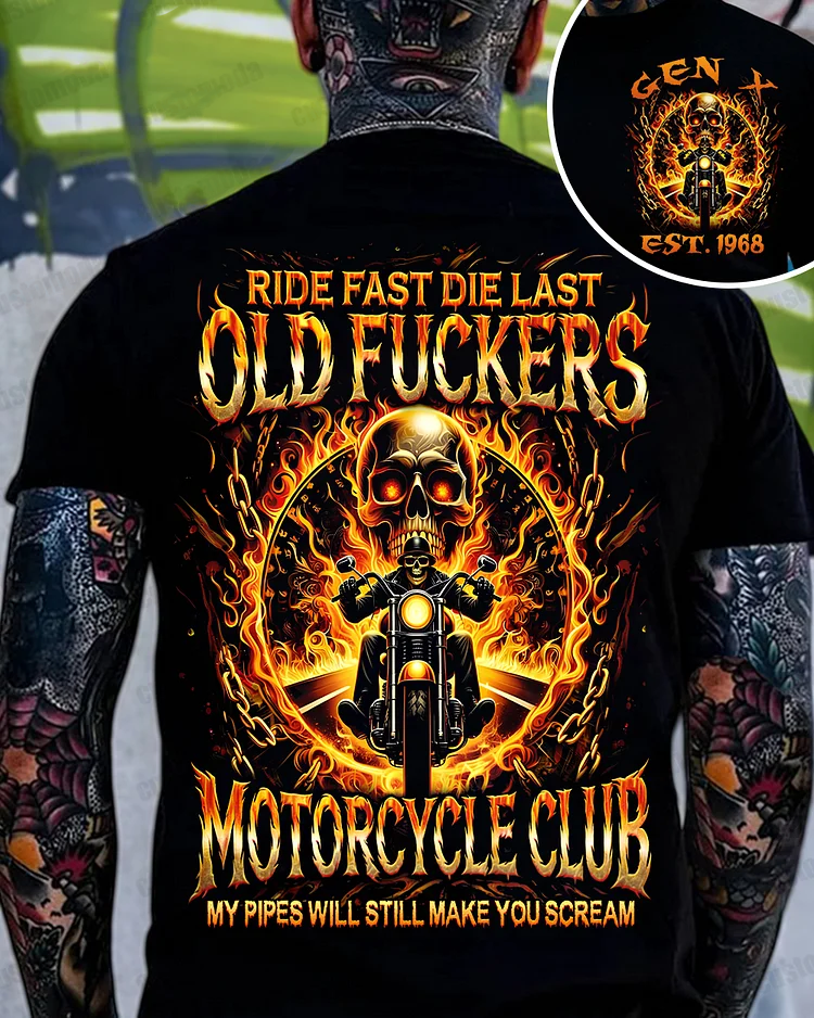 Old Fuckers Motorcycle Club Custom Year Sweatshirt/T-shirt/Hoodie