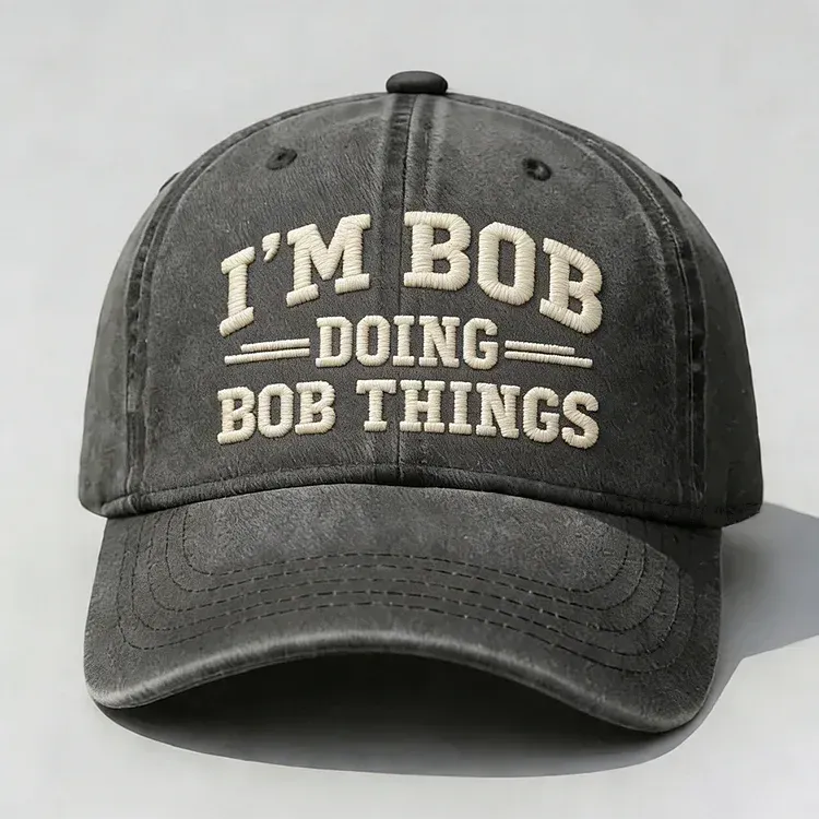 I’M DOING THINGS” Custom Name Embroidery Cap – Personalized Attitude Hat