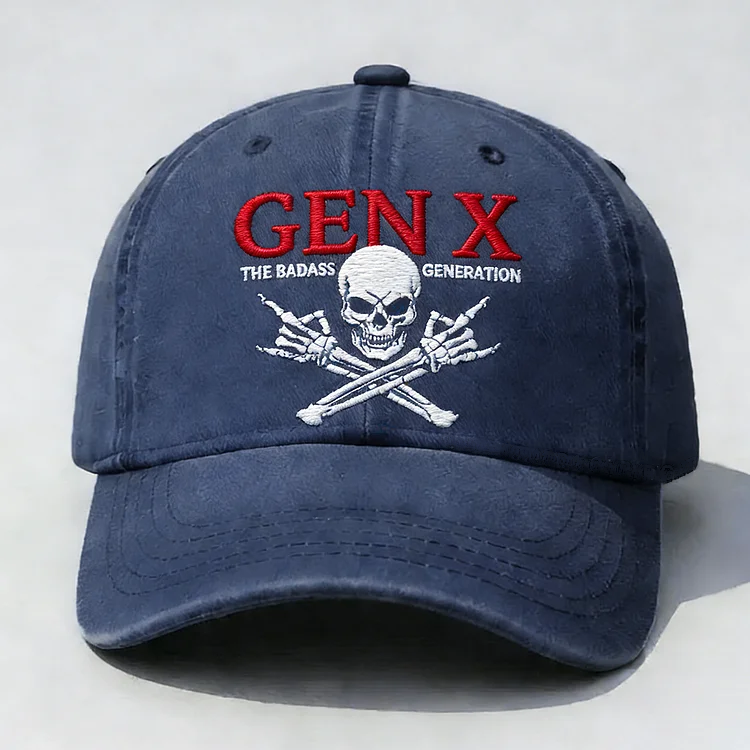 Gen X The Badass Generation Embroidery Cap