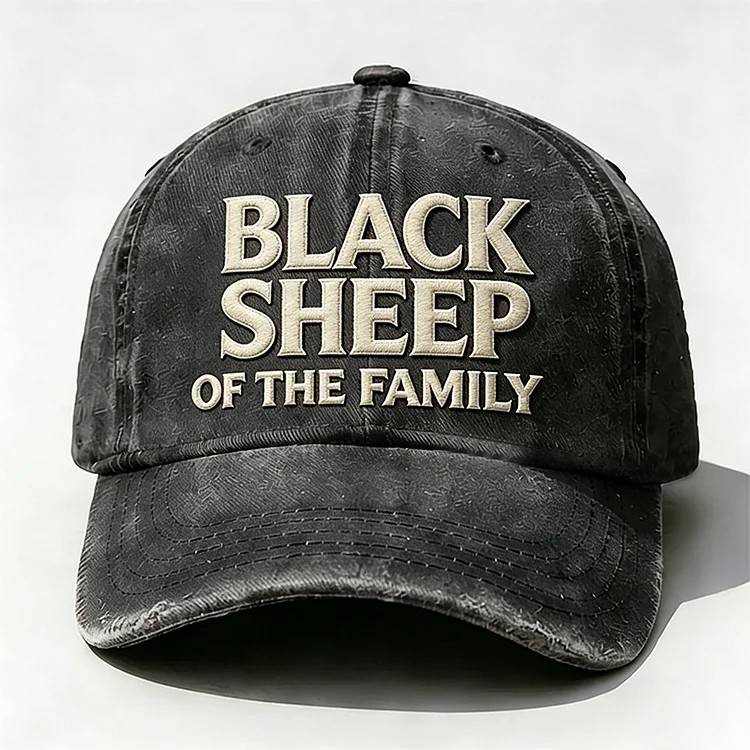 Black Sheep Of The Family Embroidery Cap