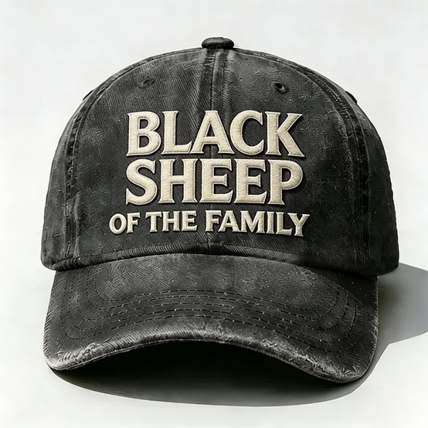 Black Sheep Of The Family Embroidery Cap