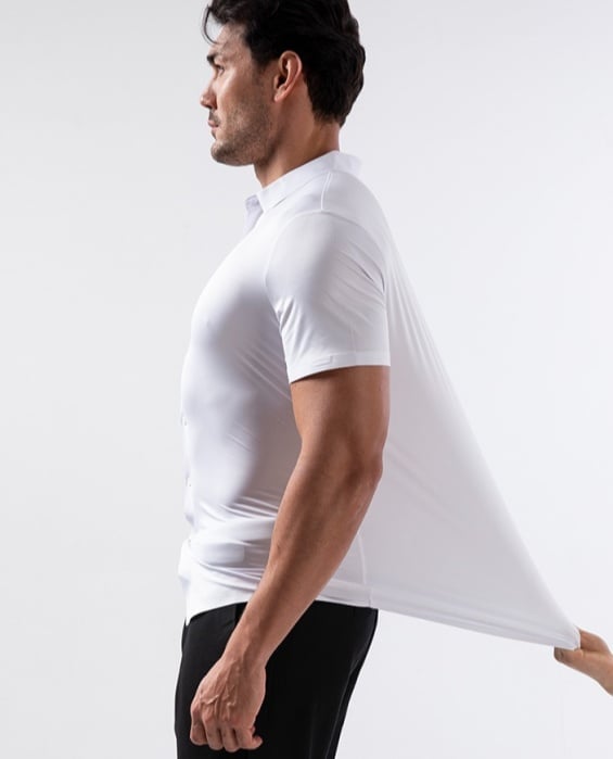 🔥Summer hot sale 49% OFF👔🔥 2-Pack Men’s Stretch Short Sleeve Dress Shirts