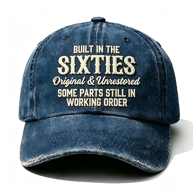 Built In The Sixties Original & Unrestored Embroidery Cap