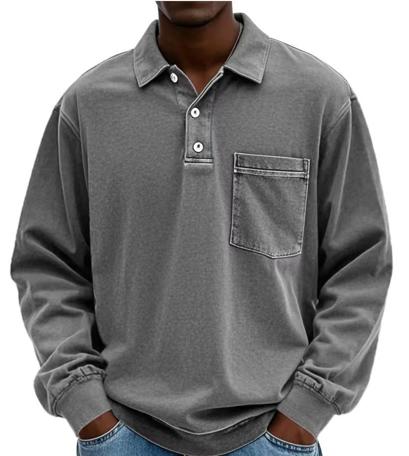 MIVANITY Vintage Forge Henley Shirt Rugged Heritage Style With Everyday Comfort
