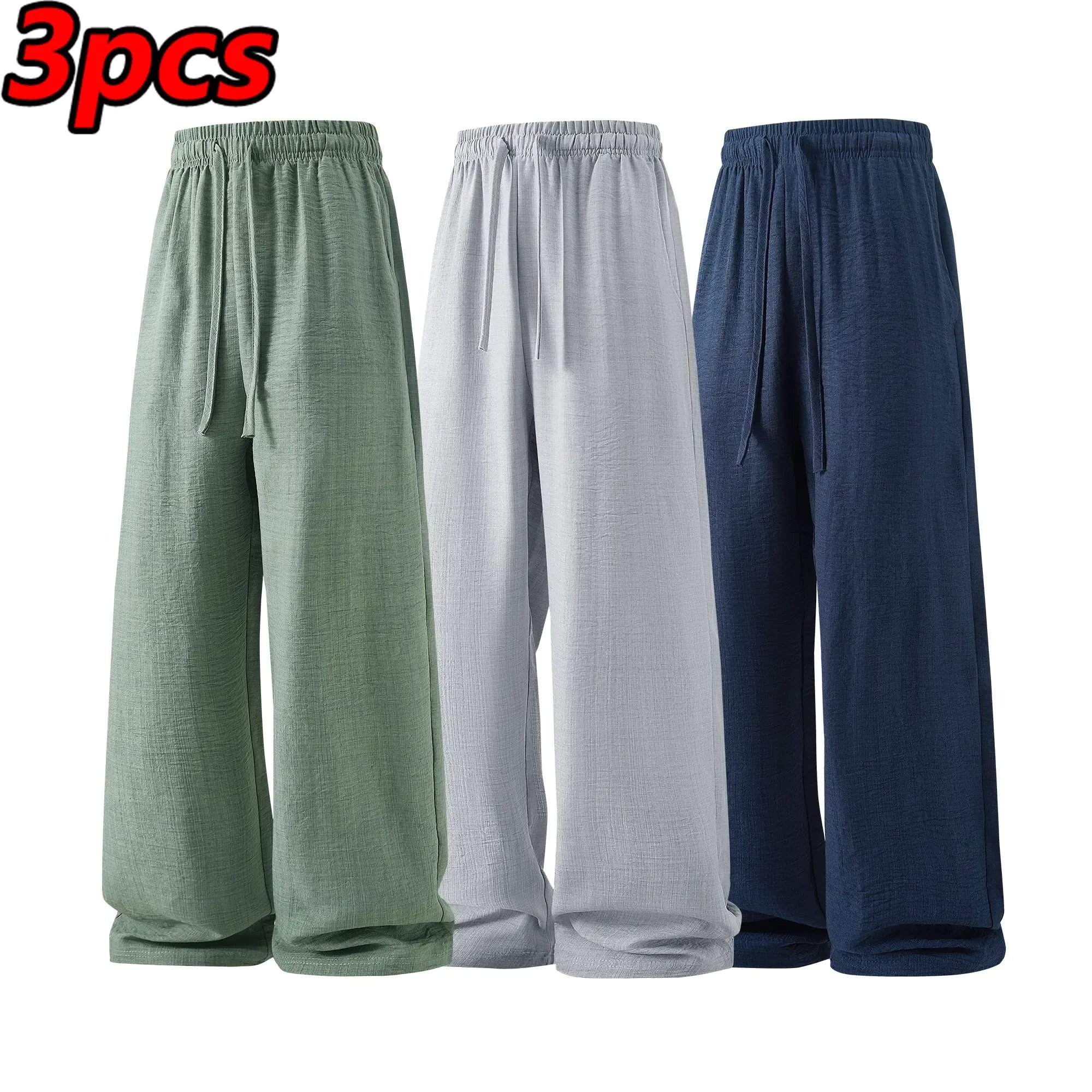 🔥Buy More Save More🔥3PCS Men's Summer Lightweight Casual Retro Pants