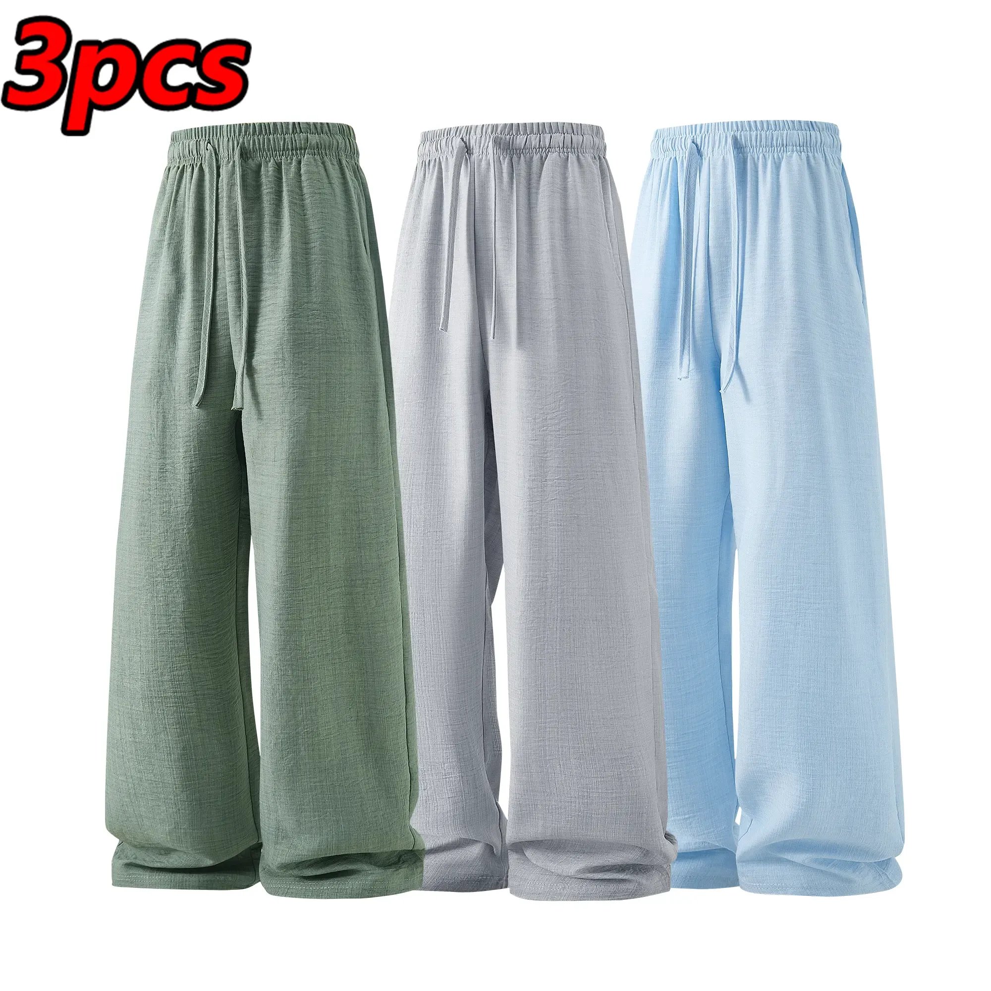 🔥Buy More Save More🔥3PCS Men's Summer Lightweight Casual Retro Pants