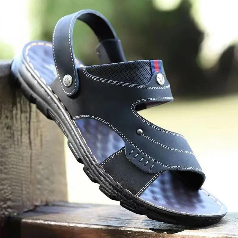 Men's Two-way Outdoor Leather Sandals/Slippers