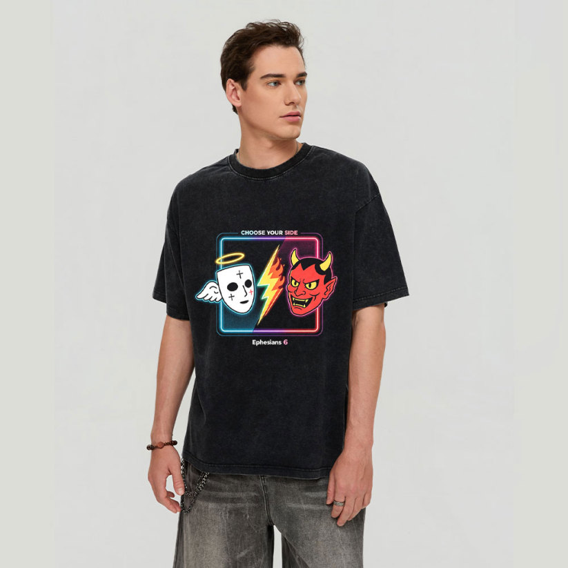 Choose Your Side Christian Washed T-Shirt