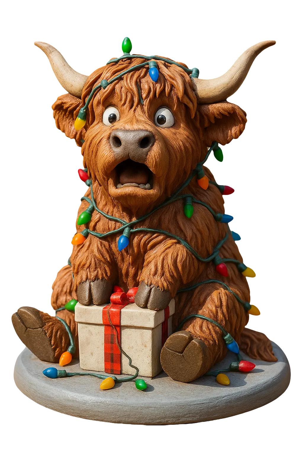 🐮Highland Cow Advent Calendar 2025🎄✨ - 3D Handmade Highland Cow Doll(24Pcs)