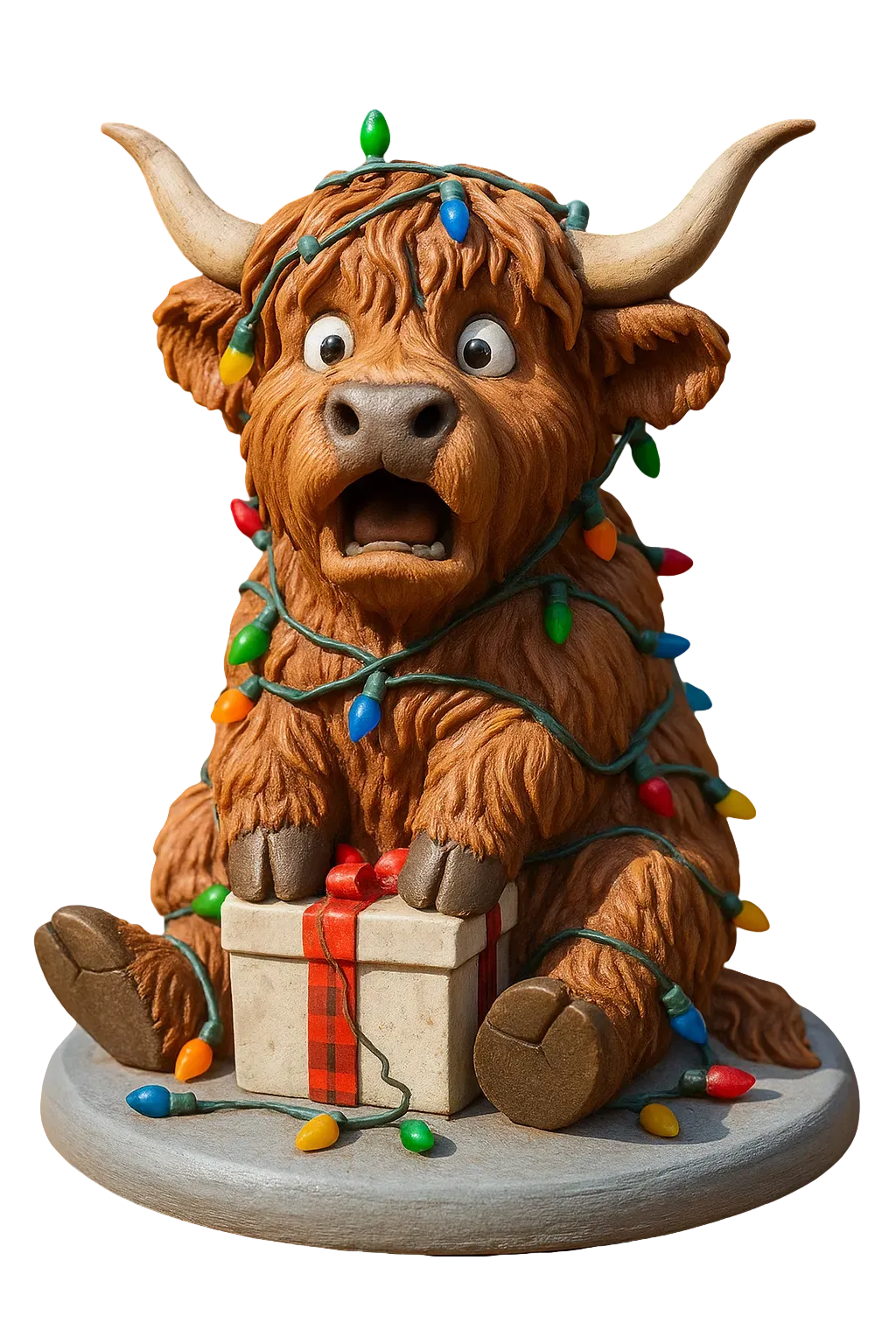 🐮Highland Cow Advent Calendar 2025🎄✨ - 3D Handmade Highland Cow Doll(24Pcs)