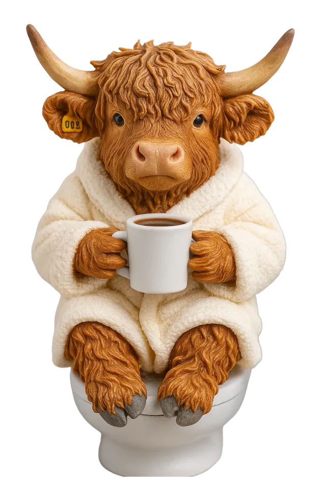 🐮Highland Cow Advent Calendar 2025🎄✨ - 3D Handmade Highland Cow Doll(24Pcs)