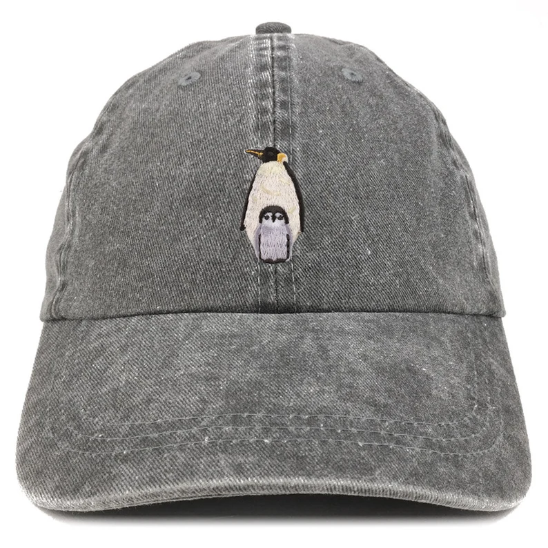 Penguin Patch Pigment Dyed Washed Baseball Cap
