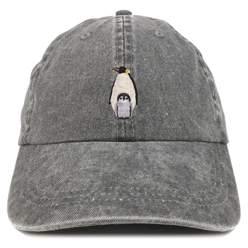 Penguin Patch Pigment Dyed Washed Baseball Cap