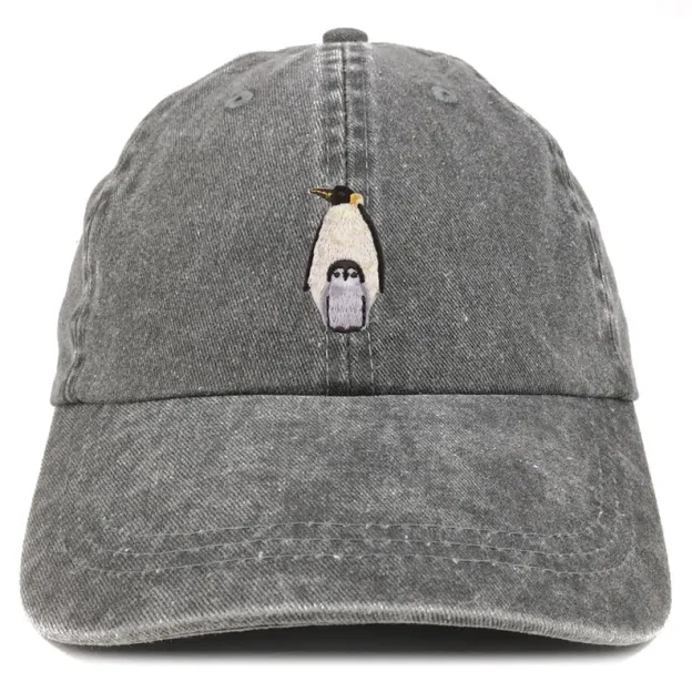 Penguin Patch Pigment Dyed Washed Baseball Cap