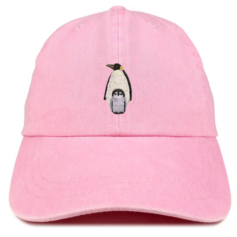 Penguin Patch Pigment Dyed Washed Baseball Cap