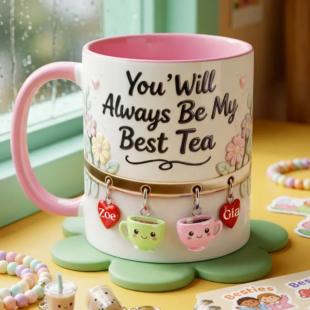 Best Tea Coffee Accent Mug - Personalized Gifts For Besties