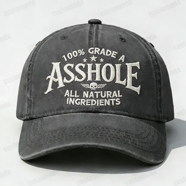 100% Grade A Asshole Embroidery Cap