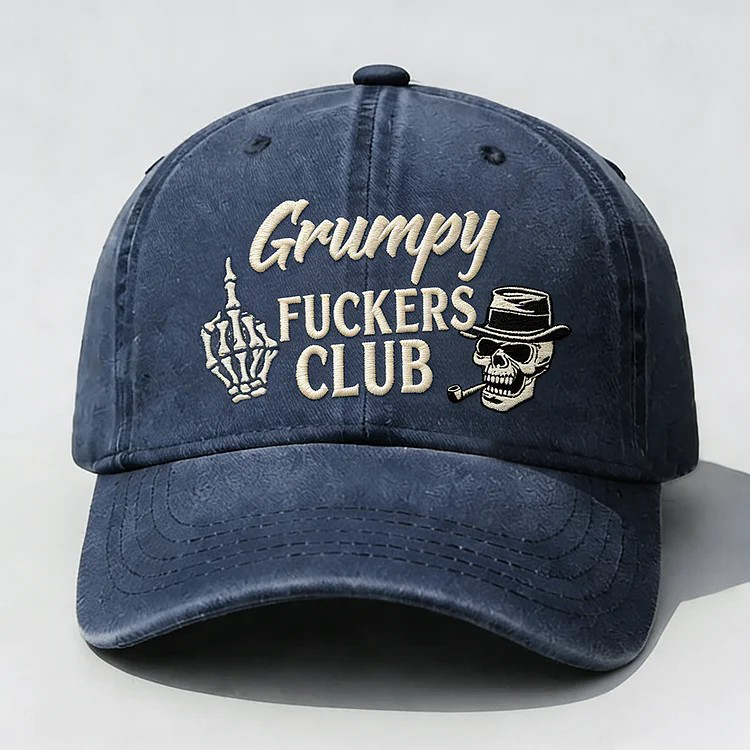 Grumpy F*ckers Club Embroidery Cap