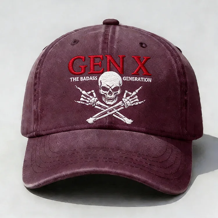 Gen X The Badass Generation Embroidery Cap