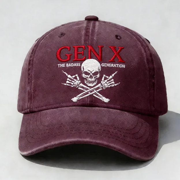 Gen X The Badass Generation Embroidery Cap