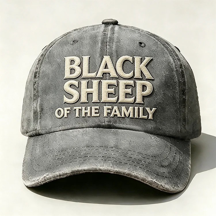 Black Sheep Of The Family Embroidery Cap