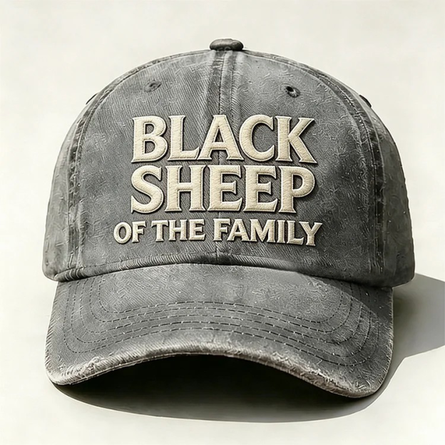 Black Sheep Of The Family Embroidery Cap