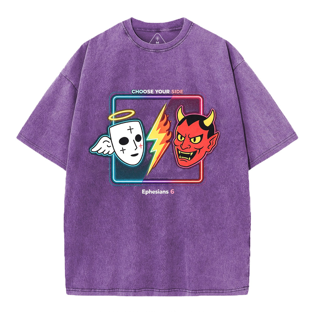 Choose Your Side Christian Washed T-Shirt