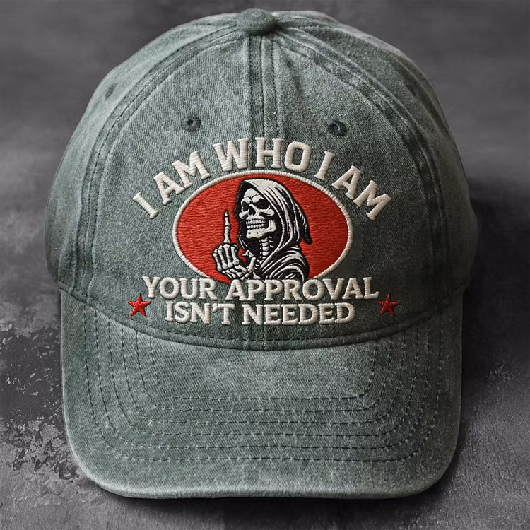 I Am Who I Am Embroidery Cap