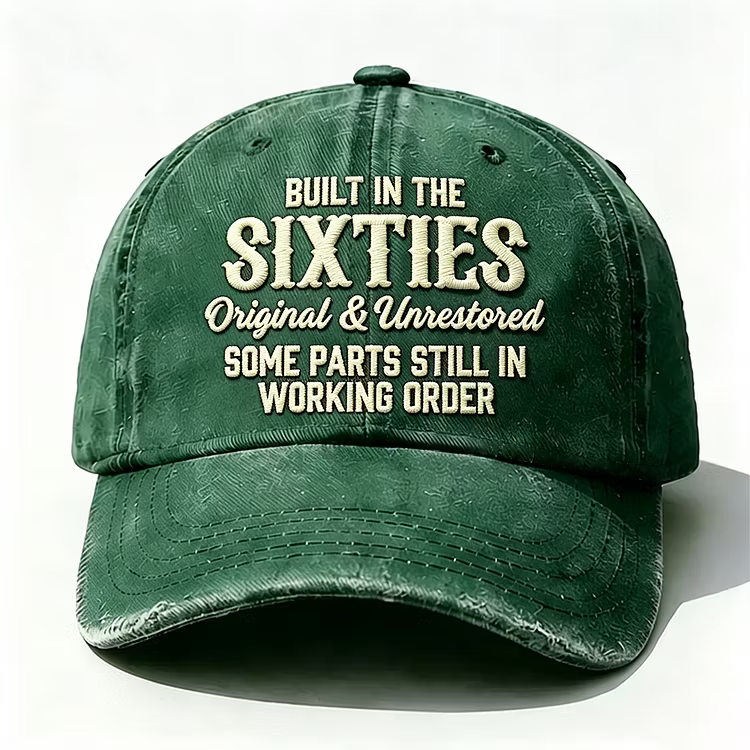 Built In The Sixties Original & Unrestored Embroidery Cap