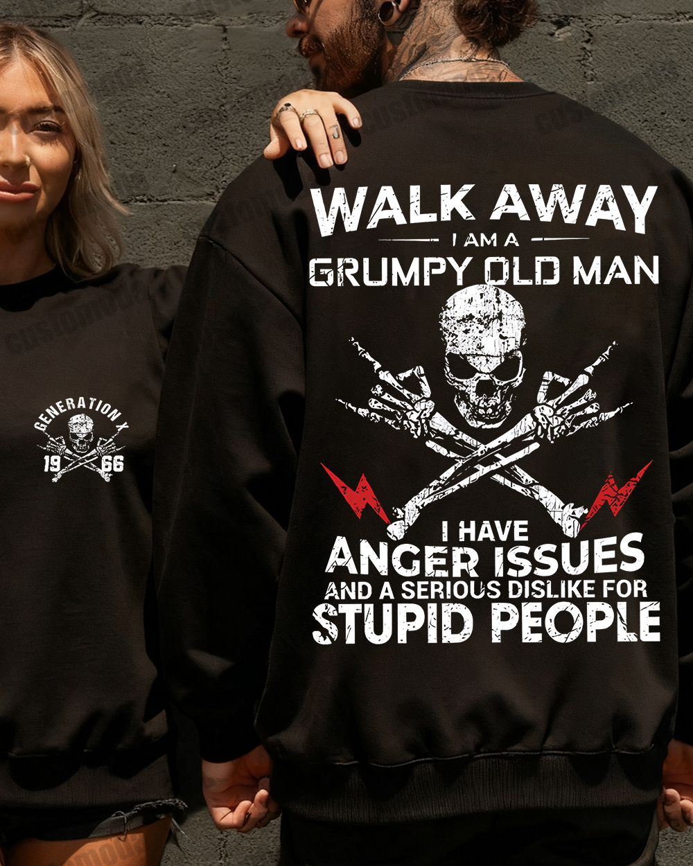 Walk Away I Am A Grumpy Old Man Customize Year T-shirt