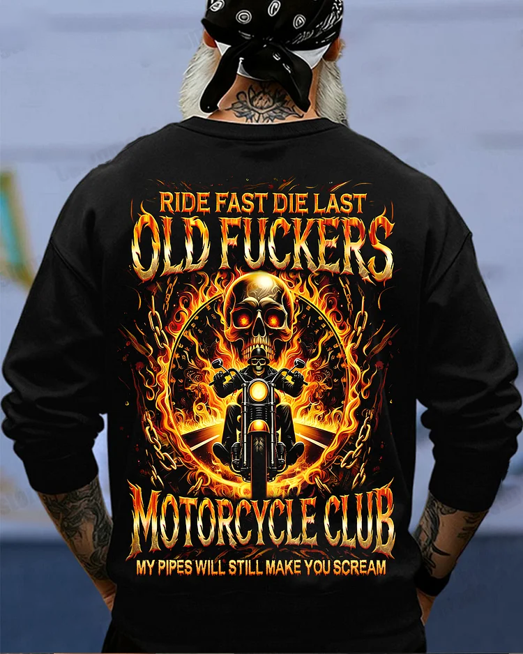 Old Fuckers Motorcycle Club Custom Year Sweatshirt/T-shirt/Hoodie