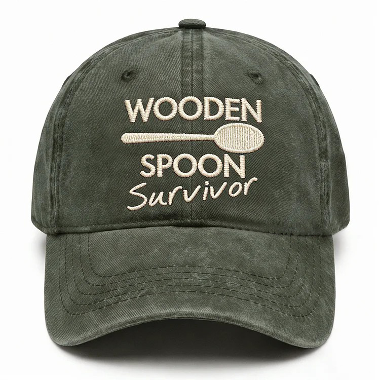 Wooden Spoon Survivor Embroidery Cap