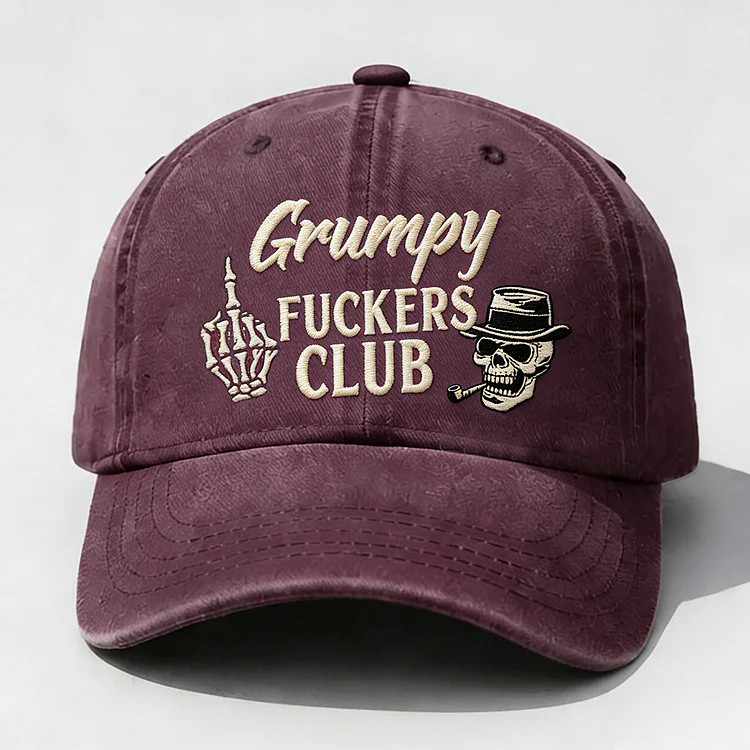 Grumpy F*ckers Club Embroidery Cap