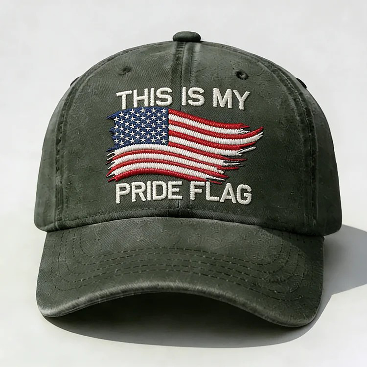 This Is My Pride Flag Embroidery Cap
