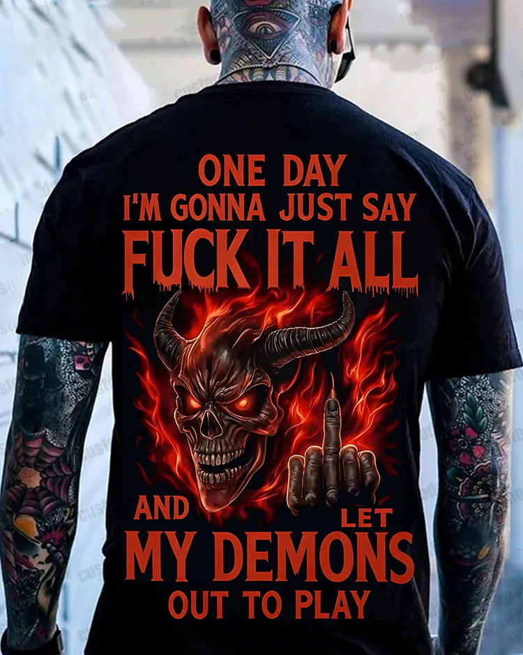 One Day I'm Gonna Just Say F*Ck It All Custom Year Gen X, Boomer Sweatshirt/T-shirt/Hoodie