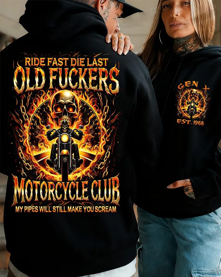 Old Fuckers Motorcycle Club Custom Year Sweatshirt/T-shirt/Hoodie