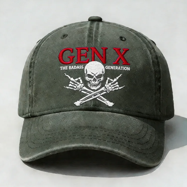 Gen X The Badass Generation Embroidery Cap