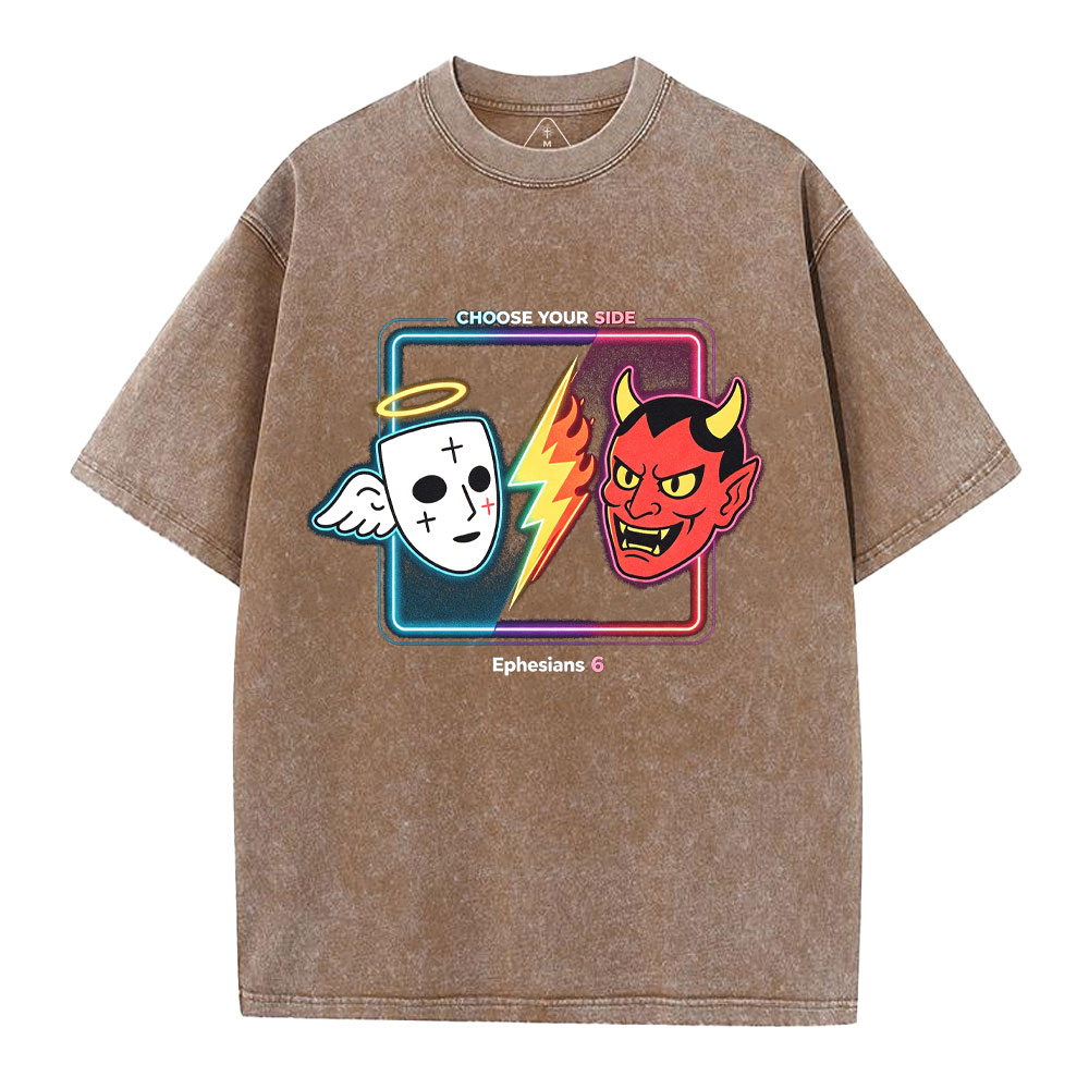 Choose Your Side Christian Washed T-Shirt
