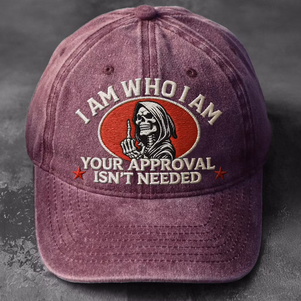 I Am Who I Am Embroidery Cap