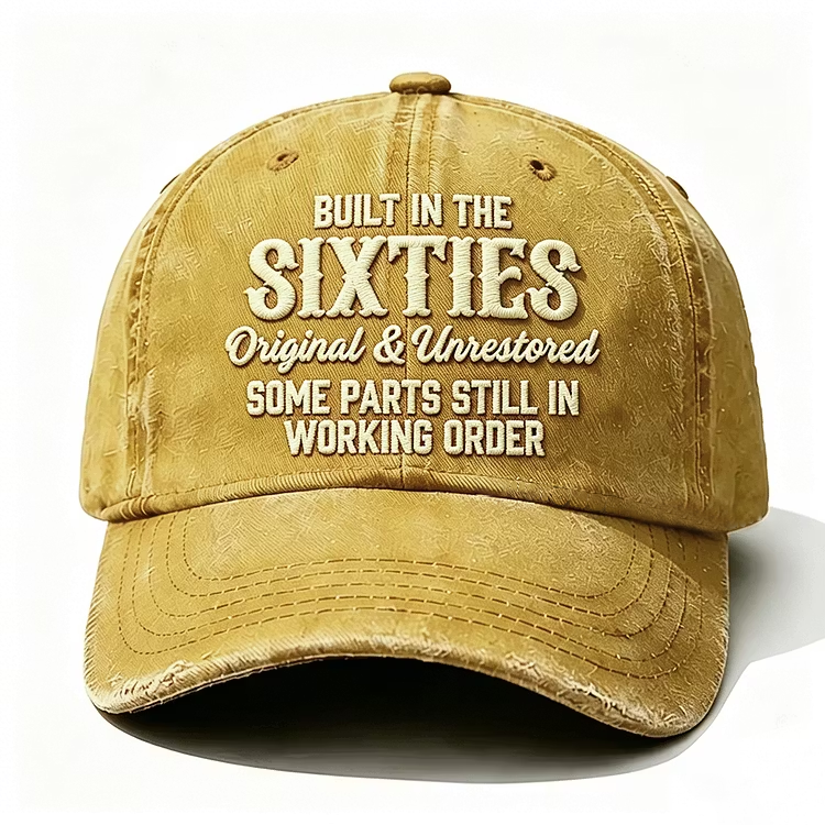Built In The Sixties Original & Unrestored Embroidery Cap