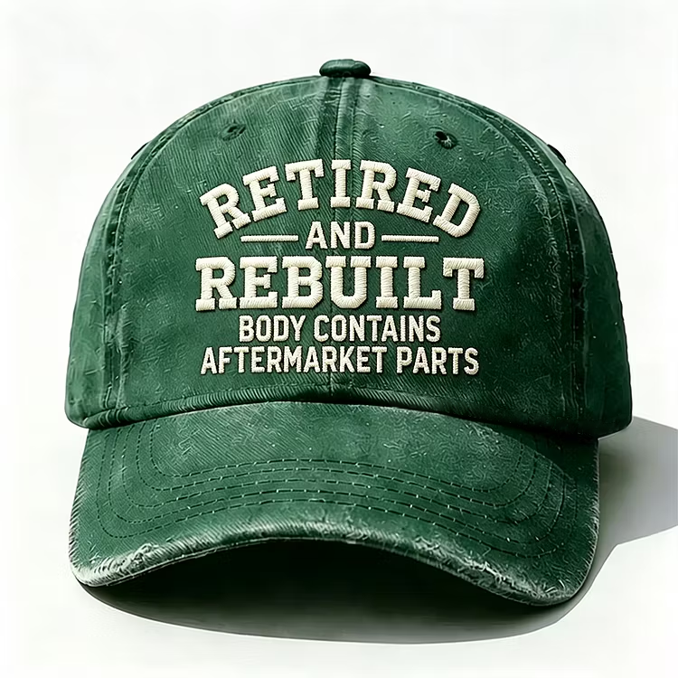 Retired And Rebuilt Body Contains Aftermarket Parts Embroidery Cap