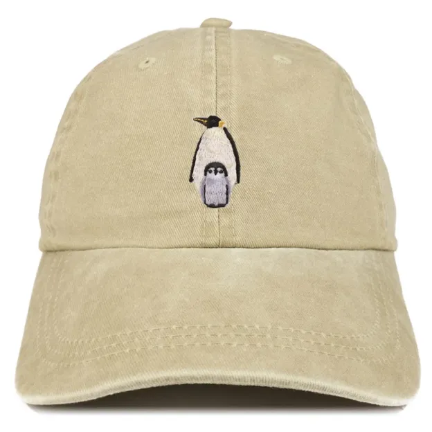 Penguin Patch Pigment Dyed Washed Baseball Cap