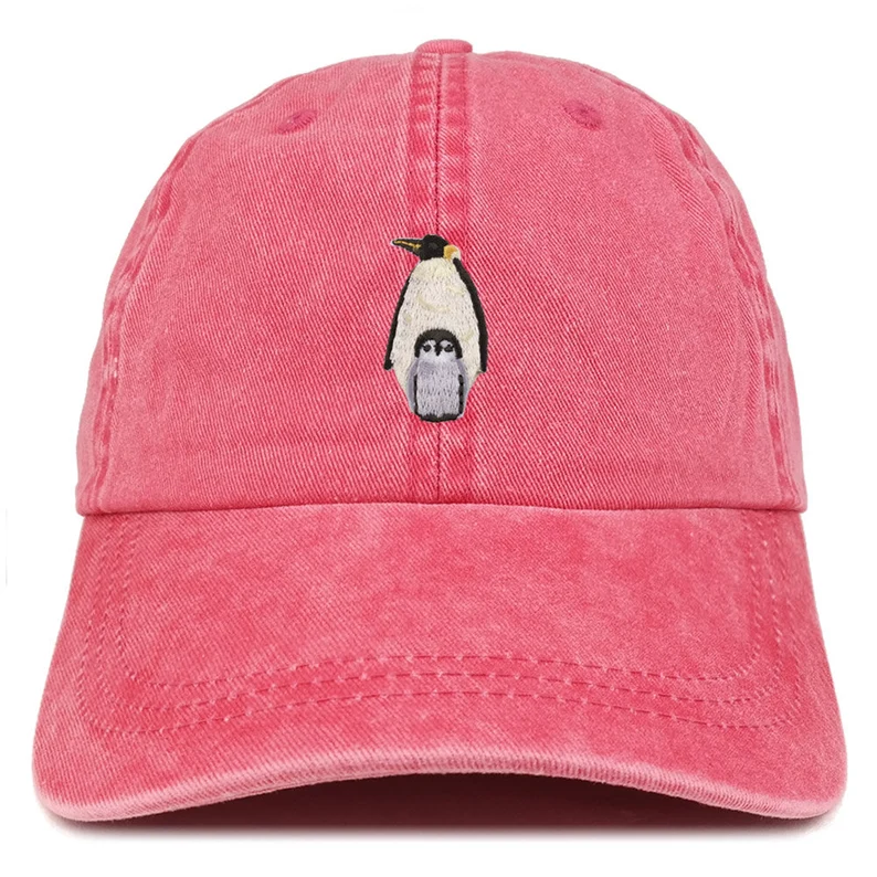 Penguin Patch Pigment Dyed Washed Baseball Cap