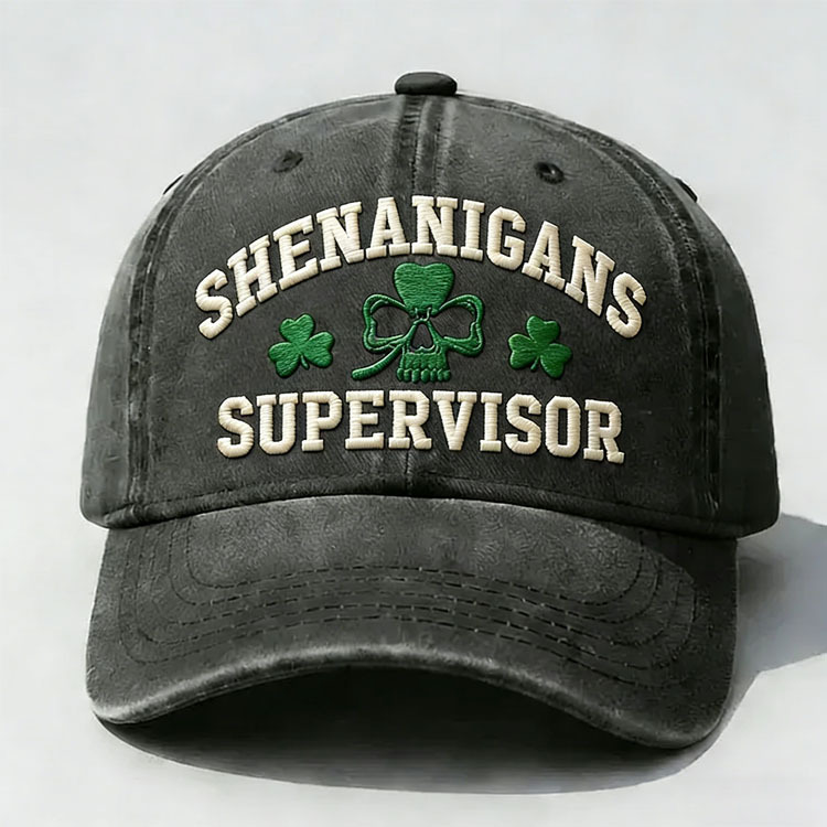 Shenanigans Supervisor Embroidery Cap