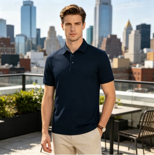 ⚡Hot Sales 49% OFF🔥3-Pack Men's Polo Shirts – Soft Breathable Cotton, Comfortable Short Sleeve Casual Fit