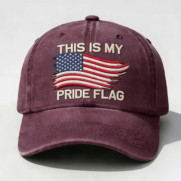 This Is My Pride Flag Embroidery Cap