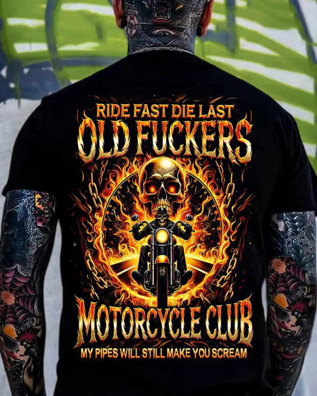 Old Fuckers Motorcycle Club Custom Year Sweatshirt/T-shirt/Hoodie