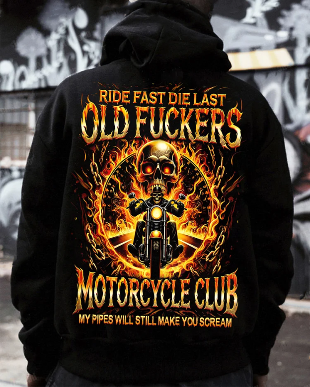 Old Fuckers Motorcycle Club Custom Year Sweatshirt/T-shirt/Hoodie