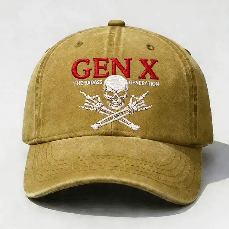 Gen X The Badass Generation Embroidery Cap